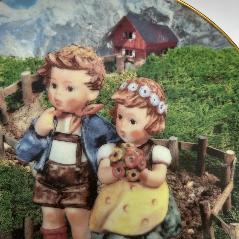 M.I. Hummel Country Crossroads Danbury Mint Plate‎ Little Companions